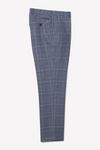 Burton Slim Fit Grey Check Tweed Suit Trousers thumbnail 5