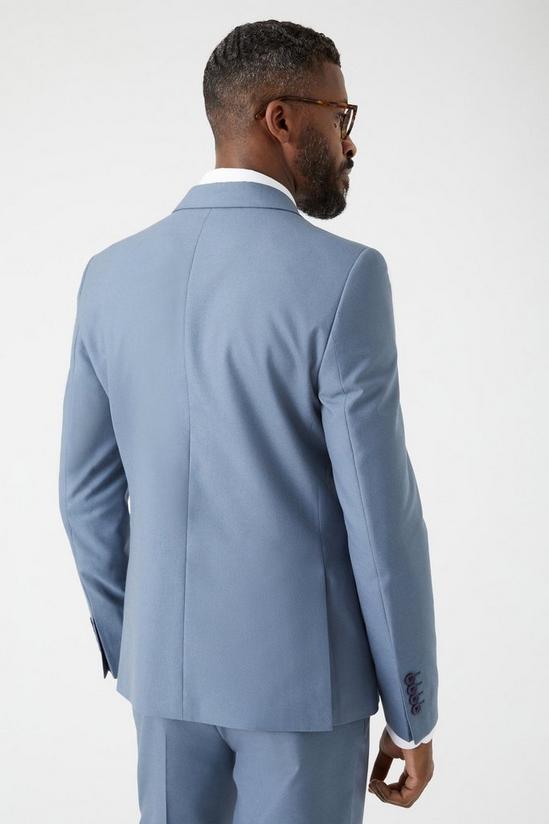 Burton Slim Fit Blue Suit Jacket 3