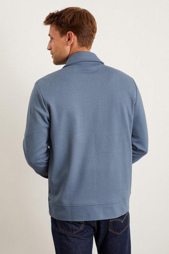 Burton Blue Premium Zip Through Collared Jacket 3