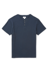 Burton Navy Grandad Neck T-shirt thumbnail 4