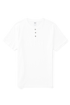 Burton White Grandad Neck T-shirt thumbnail 4