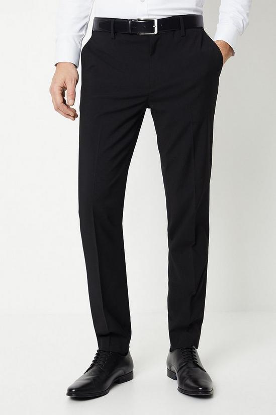 Suits | Skinny Fit Black Essential Suit Trousers | Burton