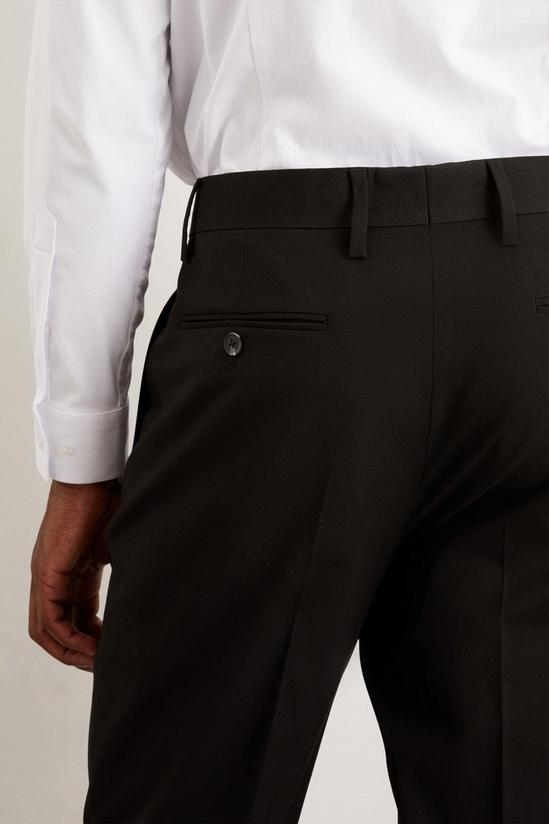 Suits | Plus Tailored Fit Black Essential Suit Trousers | Burton