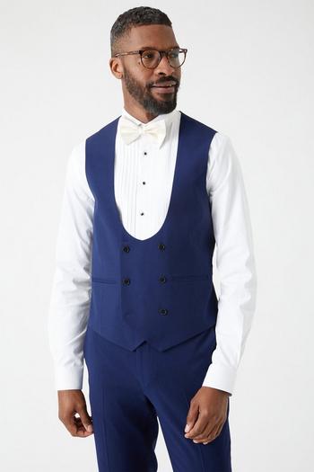 Related Product Slim Fit Navy Tuxedo Suit Waistcoat