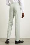 Burton Slim Fit Khaki Linen Suit Trousers thumbnail 3