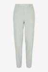 Burton Slim Fit Khaki Linen Suit Trousers thumbnail 5