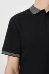 Burton Jacquard Collar Polo Shirt thumbnail 2