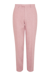 Burton Slim Fit Pink Tweed Suit Trousers thumbnail 4