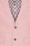 Burton Slim Fit Pink Tweed Suit Jacket thumbnail 5