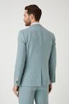 Burton Slim Fit Green Tweed Suit Jacket thumbnail 4