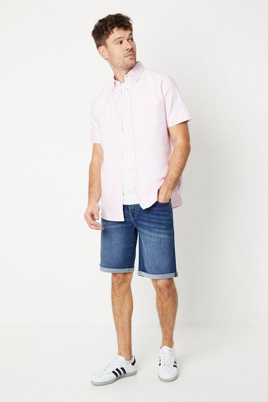 Burton Pink Short Sleeve Oxford Shirt 2