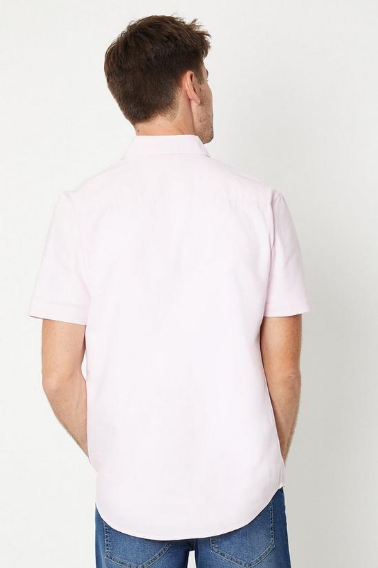Burton Pink Short Sleeve Oxford Shirt 3