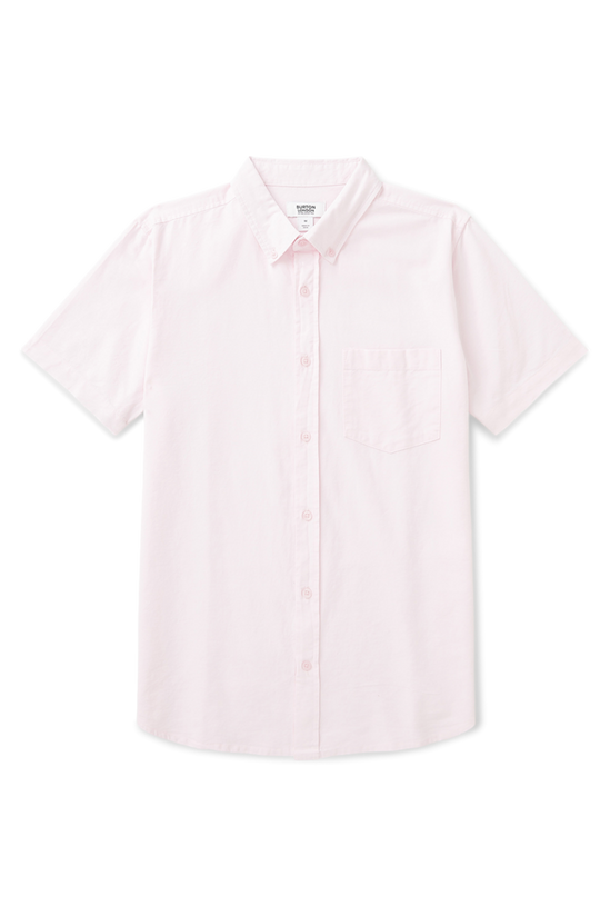 Burton Pink Short Sleeve Oxford Shirt 4