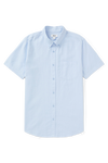 Burton Light Blue Short Sleeve Oxford Shirt thumbnail 4