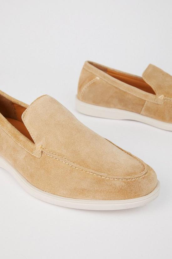 Burton Stone Wide Fit Suede Slip On Shoes 3