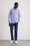 Burton Blue Long Sleeve Striped Pocket Shirt thumbnail 2