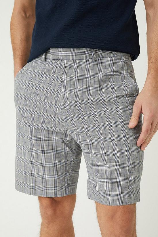 Burton Grey Check Smart Shorts 1