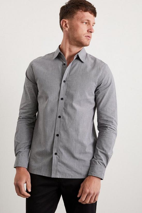 Burton Mono Long Sleeve Small Dogtooth Shirt 1