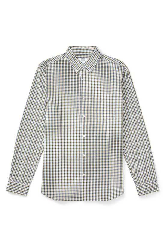 Burton Green Gingham Check Long Sleeve Shirt 4