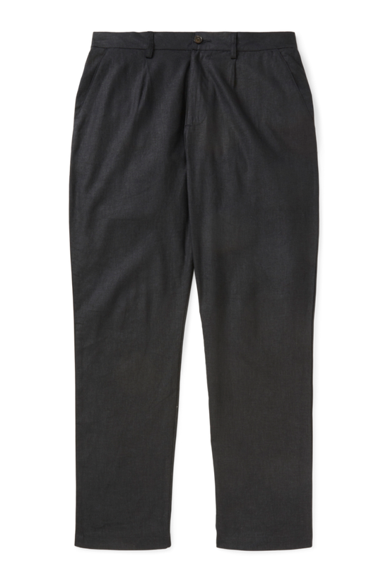 Burton Black Linen Trousers 4