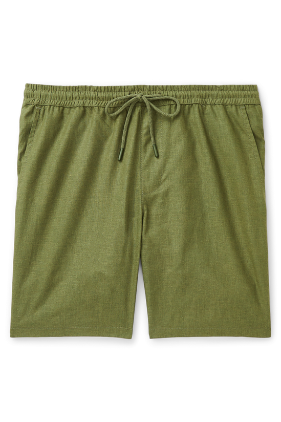 Burton Khaki Linen Shorts 4