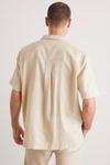 Burton Light Sand Short Sleeve Linen Pocket Shirt thumbnail 3