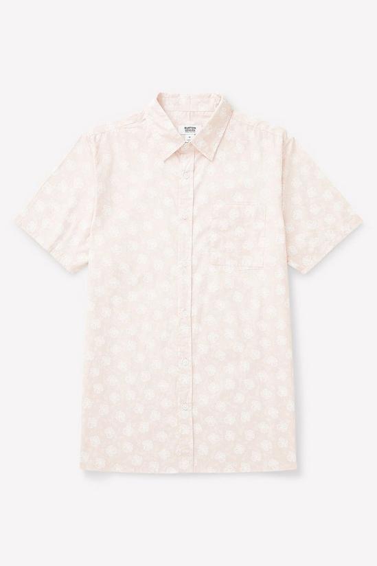 Burton Pink Floral Cotton Poplin Print Shirt 6