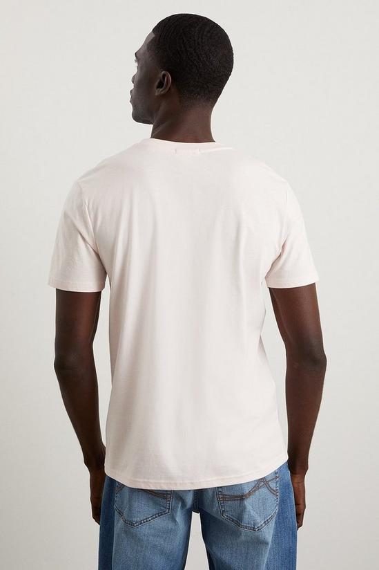 Burton Pink Short Sleeve Club De Sportif Print T-shirt 3