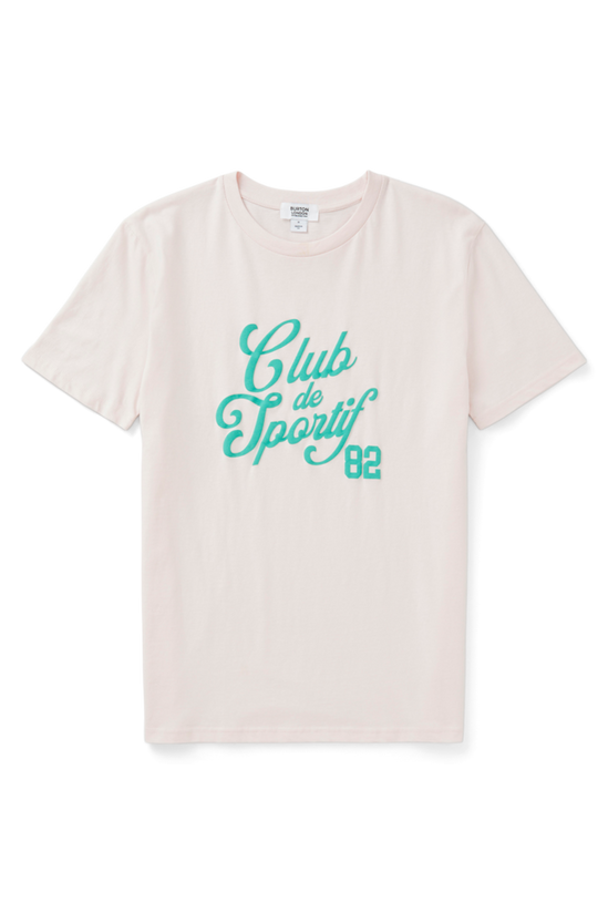 Burton Pink Short Sleeve Club De Sportif Print T-shirt 4