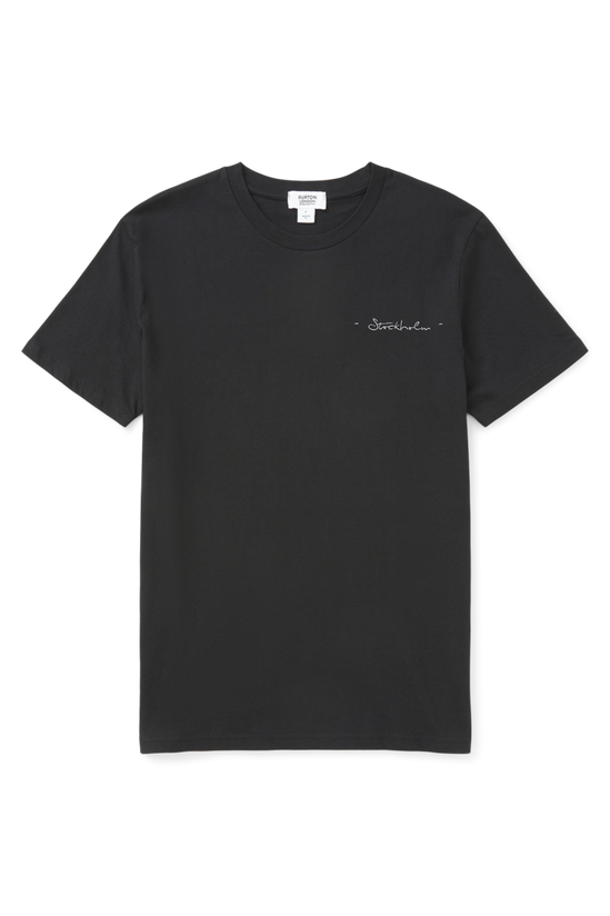 Burton Black Short Sleeve Stockholm Print T-shirt 4