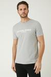 Burton Grey Short Sleeve Established Print T-shirt thumbnail 1