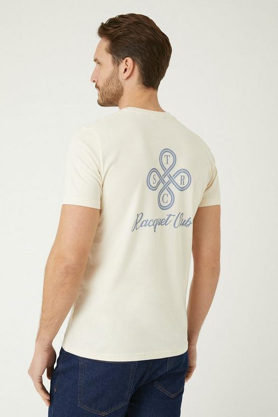 Burton Neutral Short Sleeve Racquet Print T-shirt 1