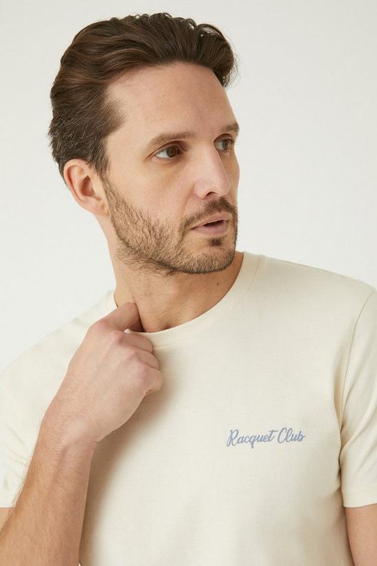 Burton Neutral Short Sleeve Racquet Print T-shirt 2