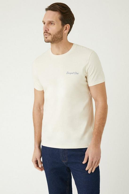 Burton Neutral Short Sleeve Racquet Print T-shirt 3