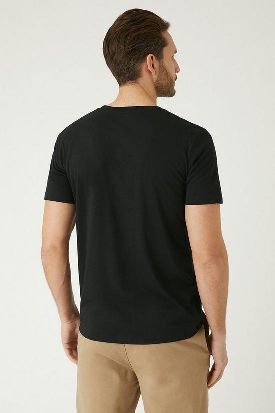 Burton Black Short Sleeve Numerals Print T-shirt 3