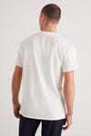 Burton White Slim Fit Lax Print T-shirt thumbnail 3