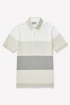 Burton Short Sleeve Neutral Colour Block Polo thumbnail 4