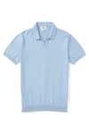 Burton Slim Fit Blue Short Sleeve Knitted Polo thumbnail 4