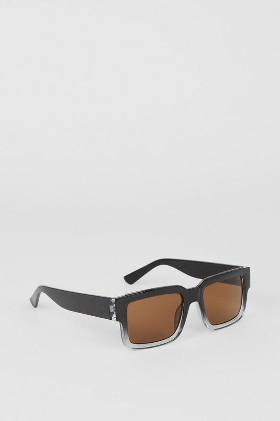 Burton Two Tone Square Frame Sunglasses 4