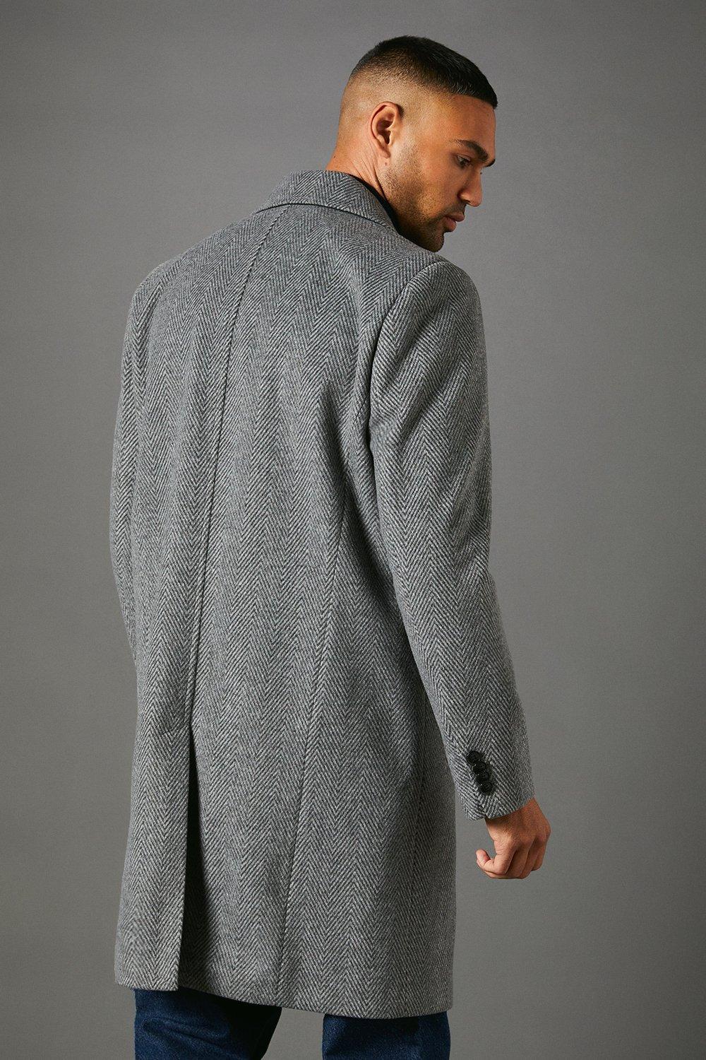 Charcoal epsom outlet coat