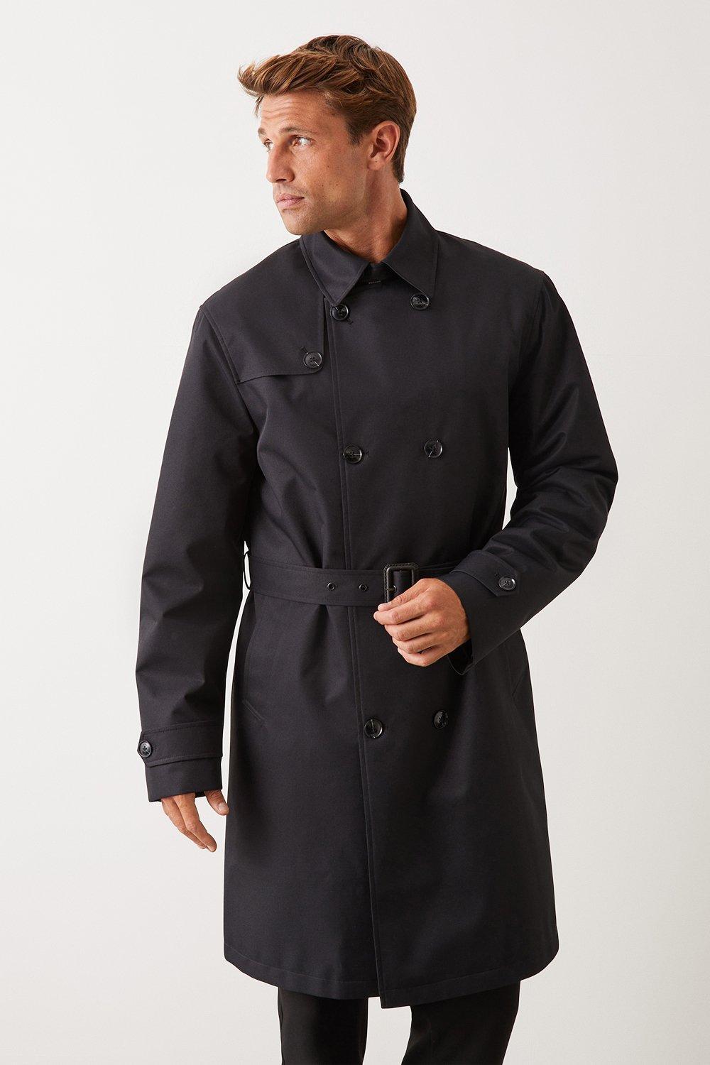 Cheap black hot sale trench coat