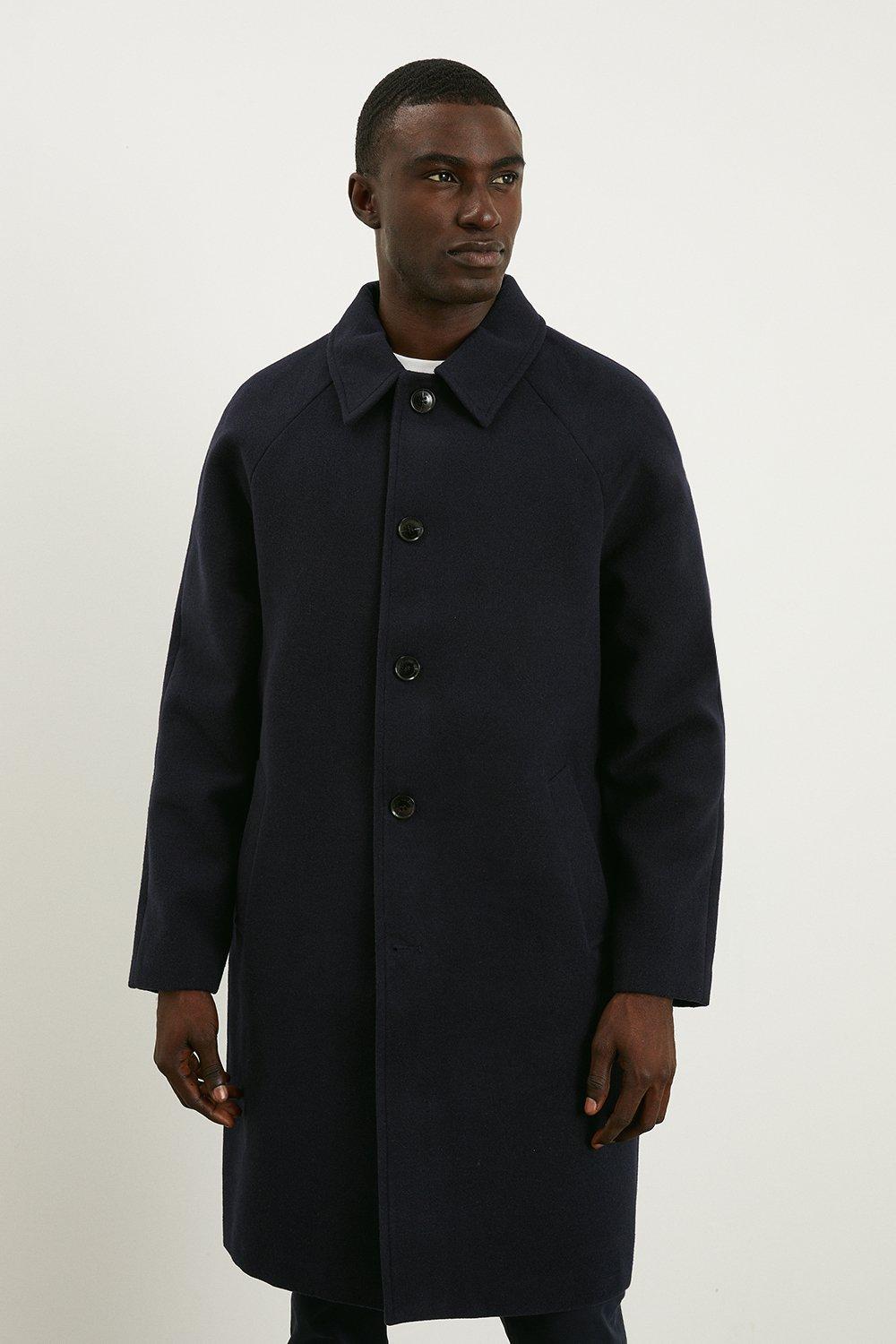 Mens navy store car coat