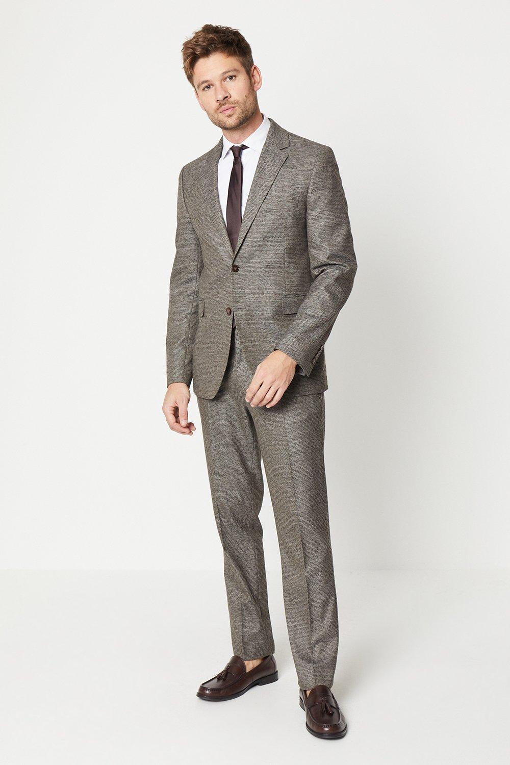 Mens Heritage Puppytooth Suit Trouser