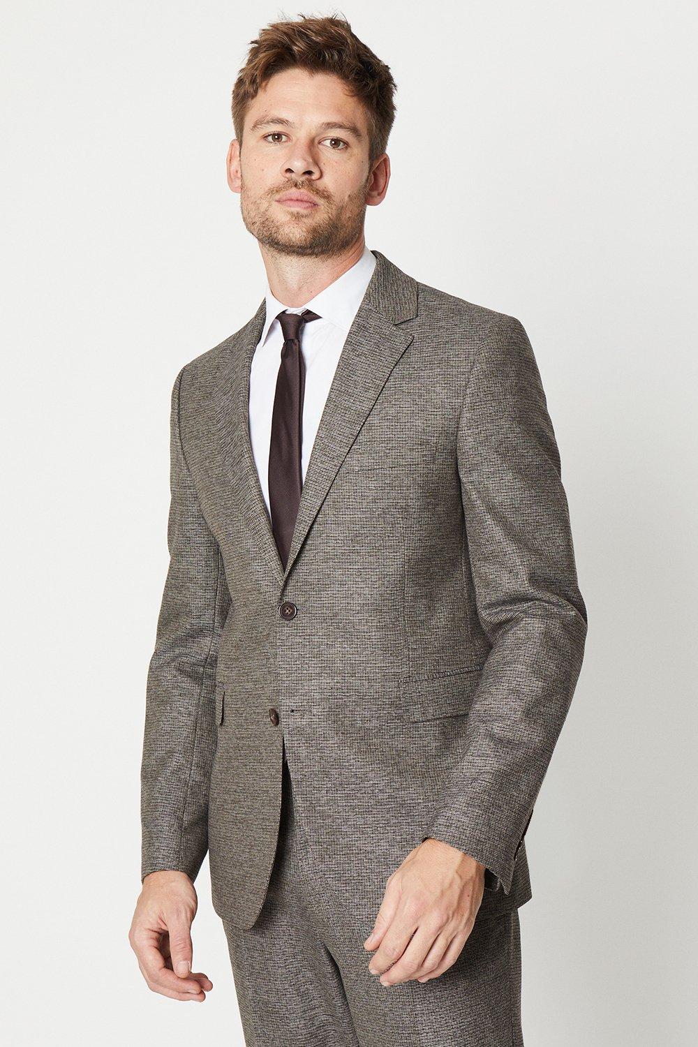 Mens Heritage Puppytooth Suit Jacket
