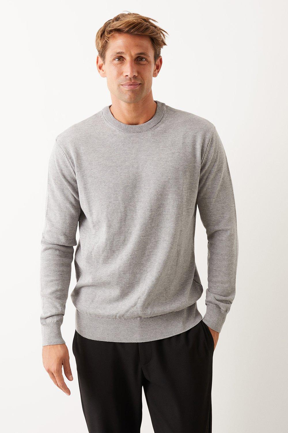 Jumpers & Cardigans | Long Sleeve Crew Neck Jumper | Burton