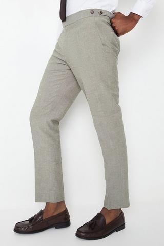 Product Monaco Linen Slim Suit Trouser khaki