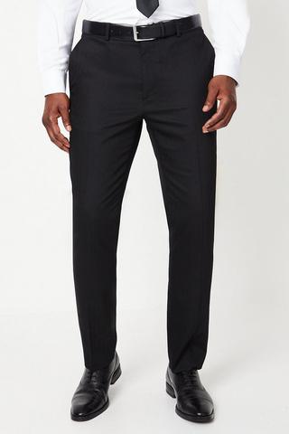 Product Black Herringbone Suit Trouser black