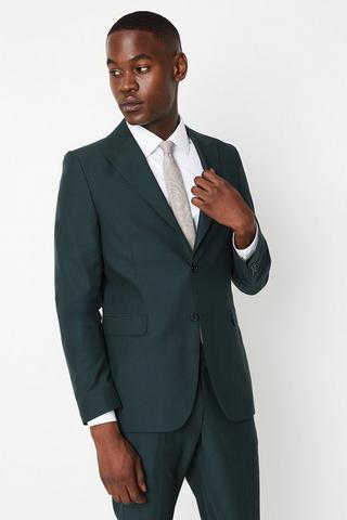 Product Dark Green Slim Fit Suit Jacket dark green