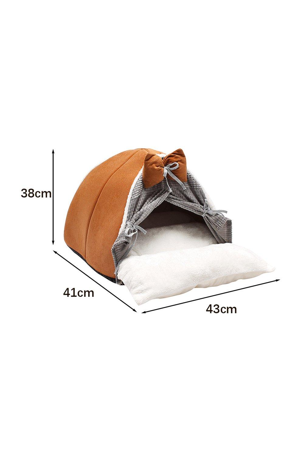 Pet Bedding & Furniture | Foldable Pet Bed with Thick Cushion | Living ...