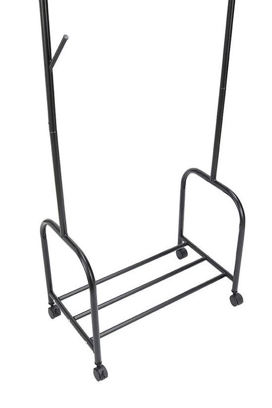Living and Home Single Rail Clothes Rail Hanging Display Stand 4